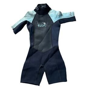 Rip Curl Spring Wetsuit Bodysuit Youth Size 8 Swim Surf Dive 2.2 Classic Black